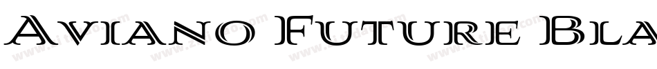 Aviano Future Black Regular字体转换